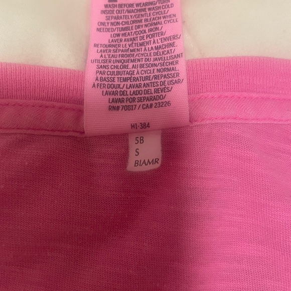 EUC Victoria’s Secret PINK! Neon pink long sleeve tee in S - Picture 9 of 16